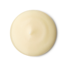 S'mored. A perfectly circular swatch of thick, glossy, ivory-coloured shower gel.