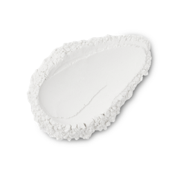 Super Milk. A neatly smudged and pressed swatch of bright white, smoothing Super Milk Dusting Powder.