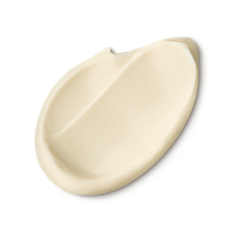 Yuzu Cheesecake. A neatly smeared swatch of thick, creamy, ivory-coloured body butter.