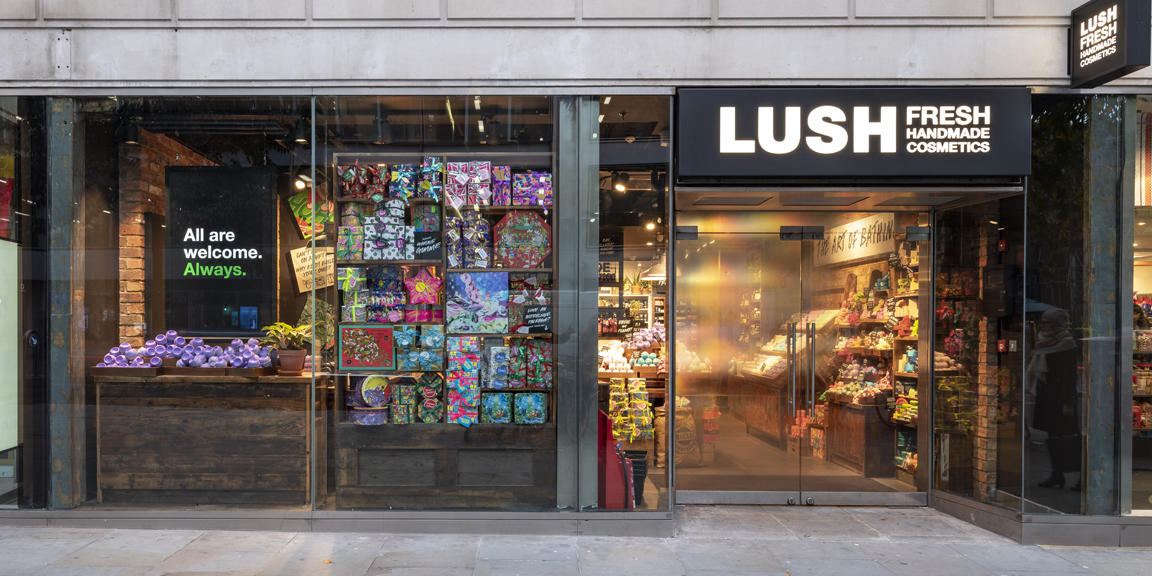 London city shop front
