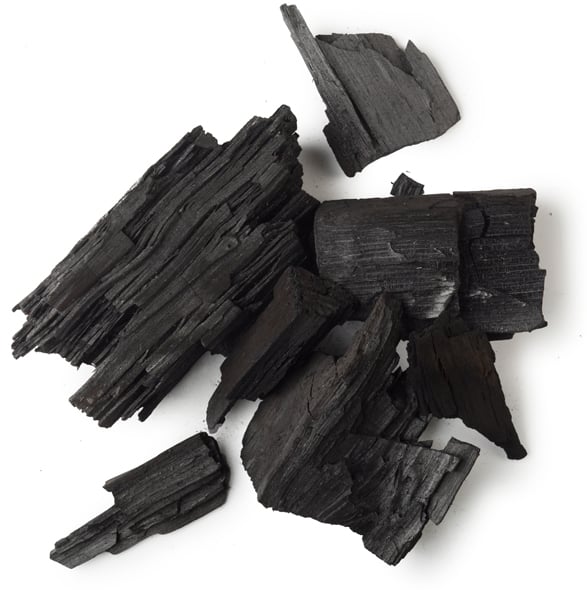 Charcoal	(dřevěné uhlí)