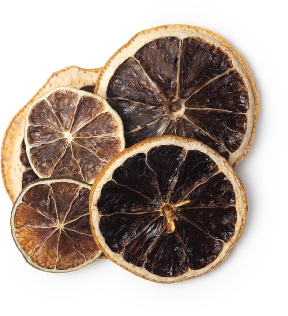 Citrus Aurantium Dulcis	(sušený plátek pomeranče)