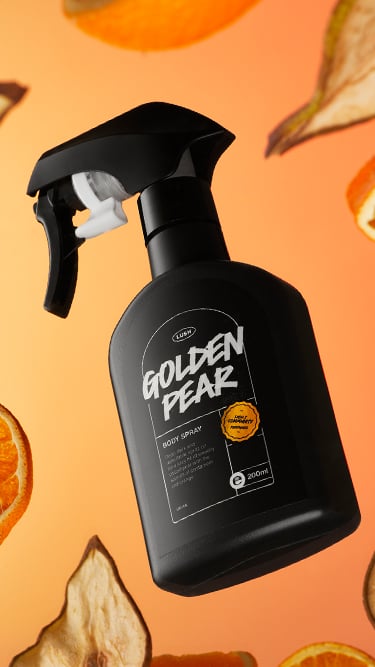 Story: Lush x Community Perfumes - Golden Pear - Body Spray