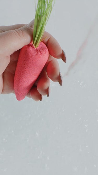 Story: Easter 24 - Baby Rainbow Carrot - Pink - Bubble Bar