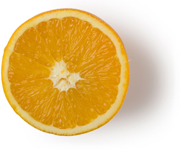 Färsk apelsinpuré