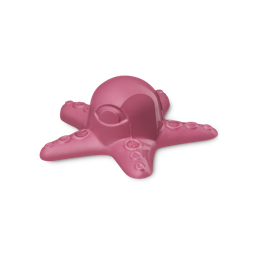 Monster Octopus. A vibrant, glossy pink shower jelly shaped like an octopus. It features a rounded head, five radiating tentacles with embossed suction cups, and one eye.