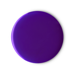 The Juice Is Loose. A perfectly circular swatch of smooth, glossy, royal purple shower gel. 