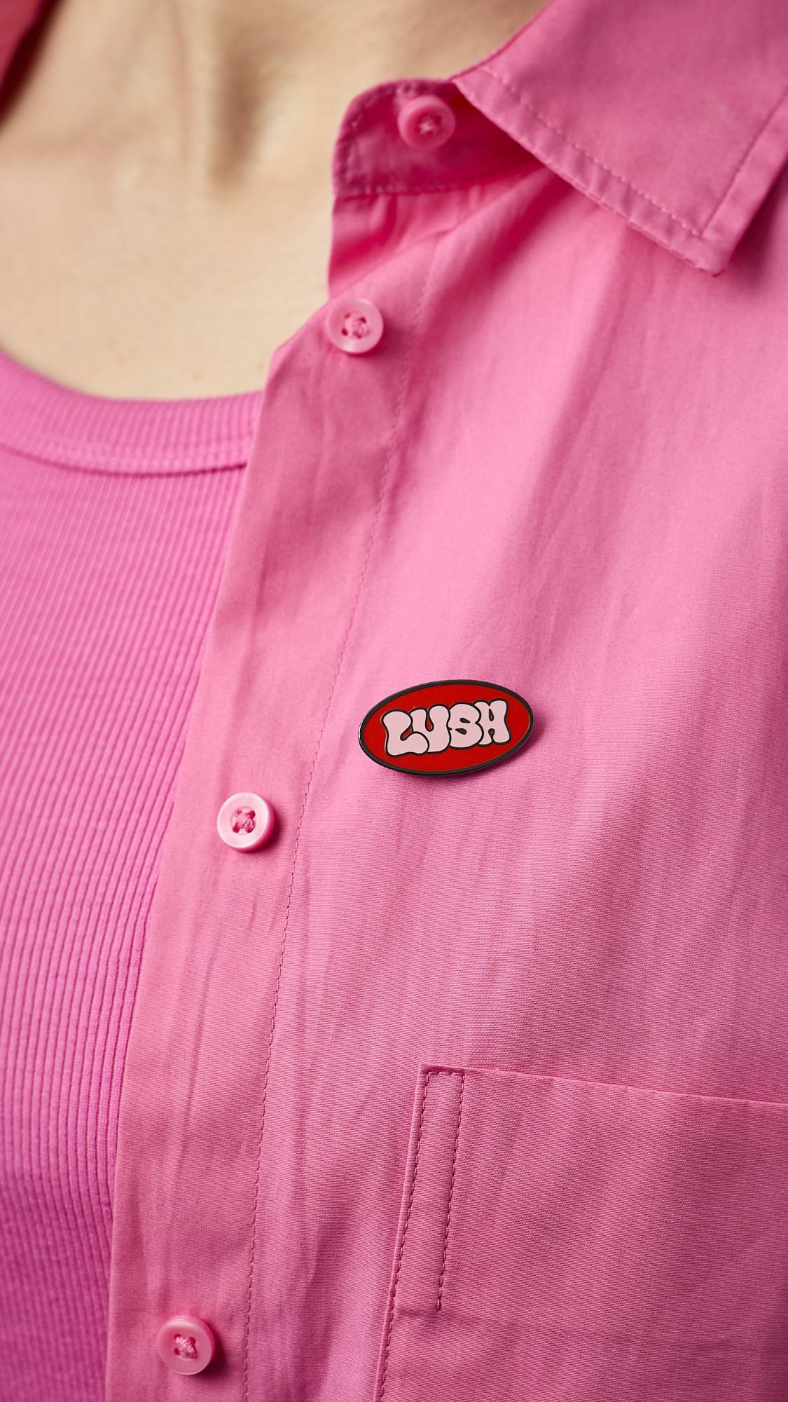 Retro Bubble Lush - Red/Pink