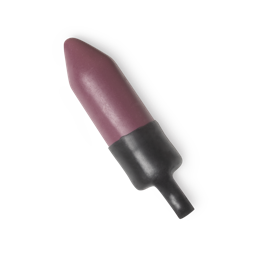 Ankara. A cool, lavender rose pink lipstick refill, protected by a wax outer layer, which features a tab for easy removal.