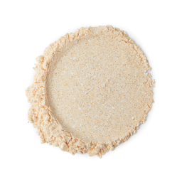 Cocktail. A round swatch of sparkly body powder. The powder has been formed into a round pile and pressed in the centre. Cocktail body powder is a soft, creamy-coloured powder with sparkling golden lustre throughout.
