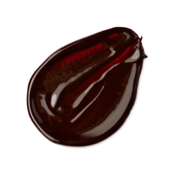 Cola. A neatly smudged swatch of thick, syrupy, molasses-coloured lip jelly.