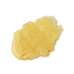 Cookie Dough. A smudged swatch of luscious, soft, light caramel-coloured solid lip oil.