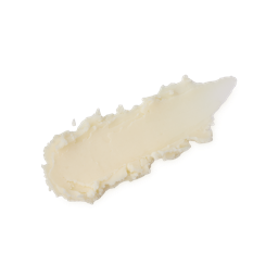 Daisy Daikon. A neatly smudged swatch of thick, creamy, solid deodorant. 