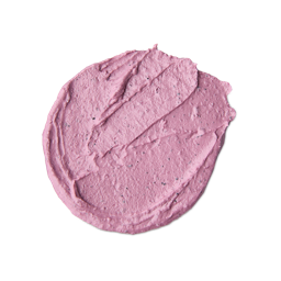 Dancing Queen. A thick, textured pink foot mask product. It has visible ridges from being spread and contains tiny dark exfoliating flecks throughout.