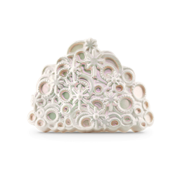 Glinda's Tiara. A Lush soap in the shape of an extravagant, detailed tiara crown. There are sparkles and the entire product is coated in a shimmering, pearlescent lustre.