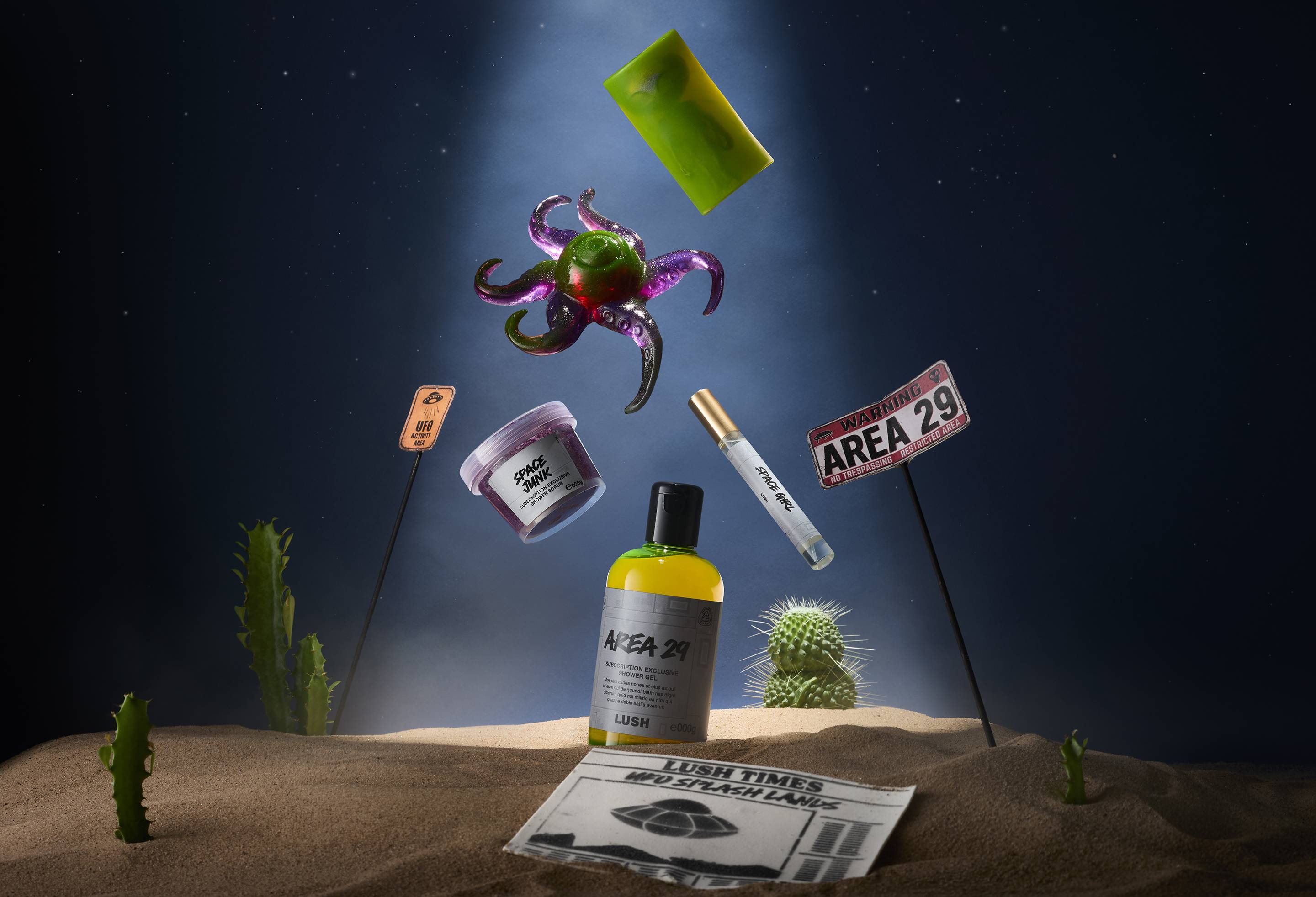 Lush Club Subscription Shower Box