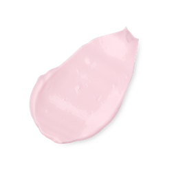 Keep It Fluffy. A neatly smudged swatch of pale, pastel pink body lotion.