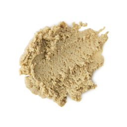 Koji Paste. A neatly smudged swatch of thick, textured, sand-coloured facial cleanser.