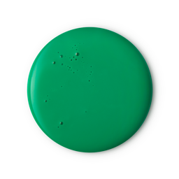 Lord of Misrule. A perfectly circular swatch of vibrant, forest-green, glossy shower gel. 