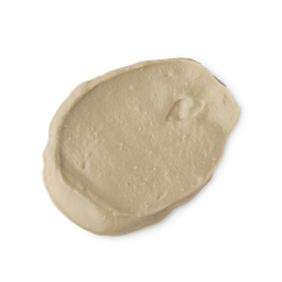 Mr Potato Feet. A neatly smudged swatch of light beige foot mask. It has a creamy, textured appearance with visible peaks and ridges.