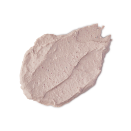 Mrs Whippy. A neatly smudged swatch of thick, textured, creamy yoghurt-pink face mask with flecks of finely ground fresh raspberries.