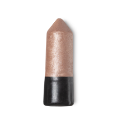 Pipit Glow Stick. A shimmery, pinky rose gold coloured crayon shaped solid highlighter.