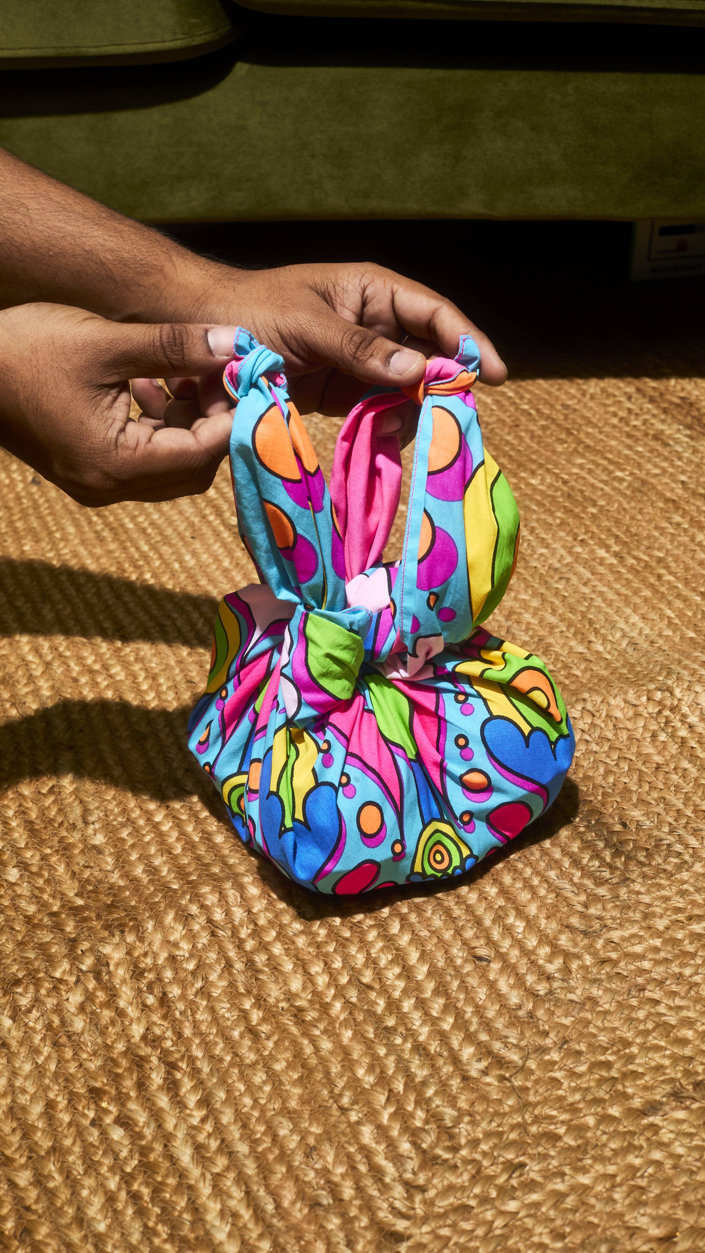 Psychedelic Summer Knot Wrap