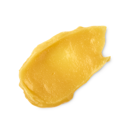 Vision. A neatly smudged swatch of thick, velvety, yellow facial serum. 