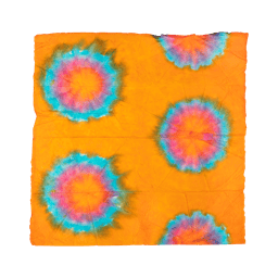Oranžový batikovaný lokta papír