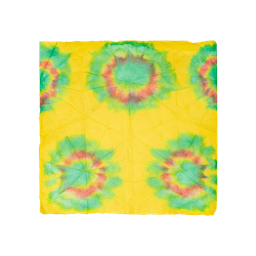 Yellow Tie-Dye Papier Lokta